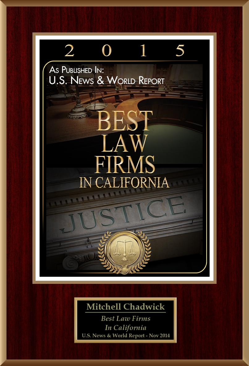 Mitchell Chadwick Listed As One Of The Best Law Firms In California by
