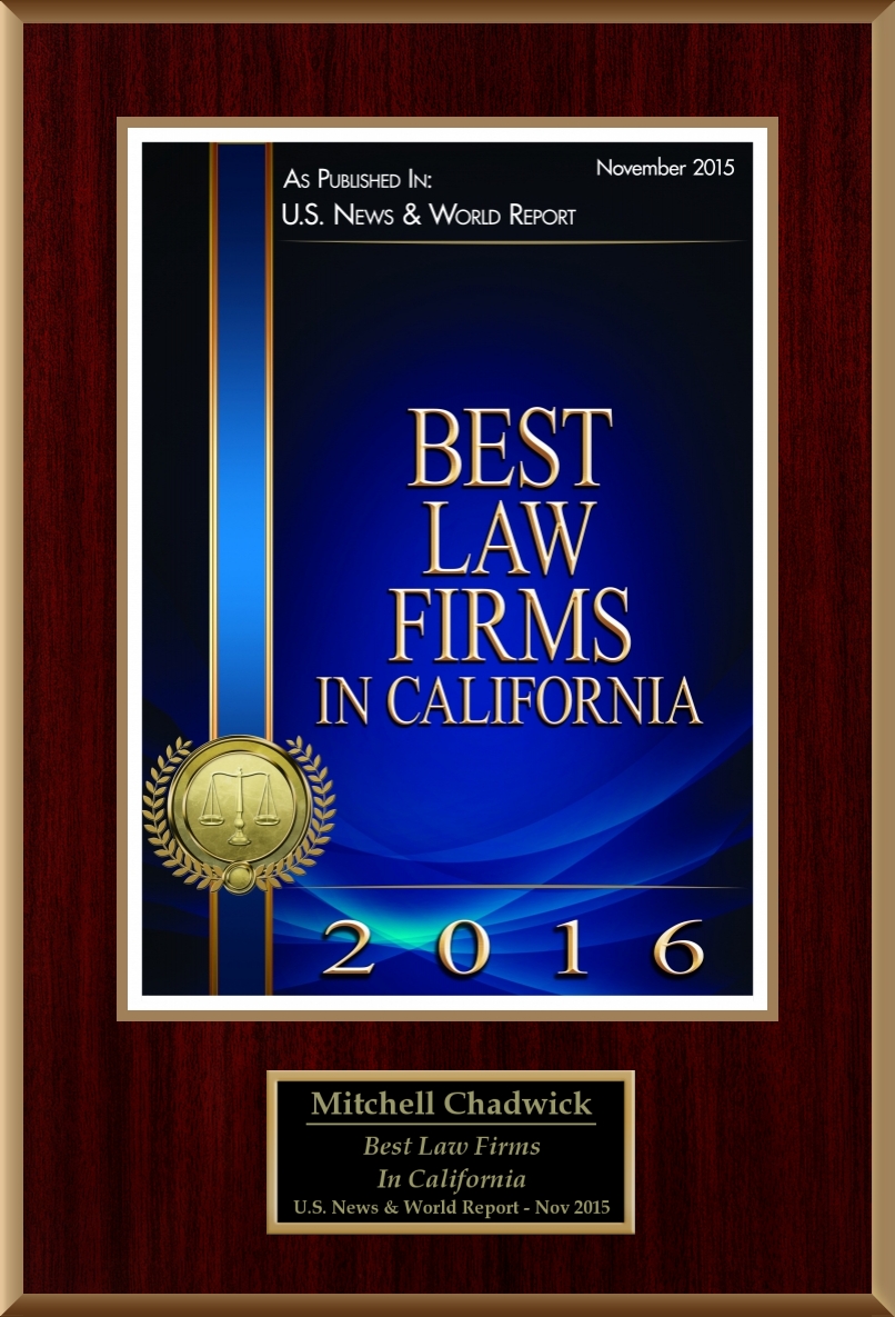 Mitchell Chadwick Listed As One Of Best Law Firms In California (Again